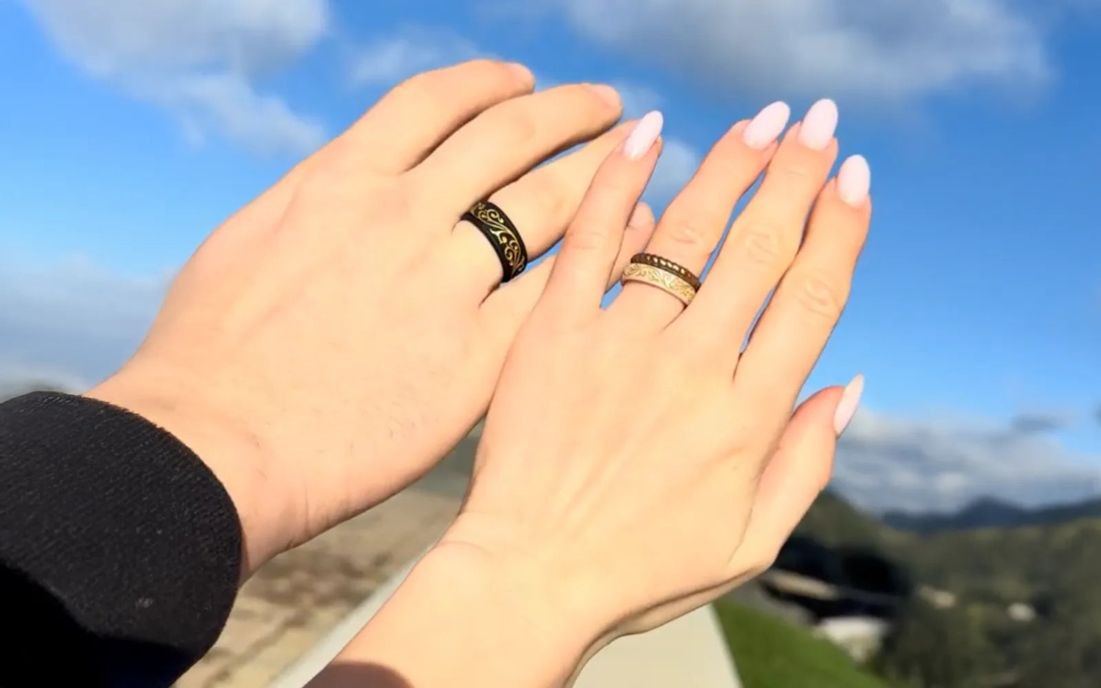 Metal for the Wedding. Silicone for the Marriage.