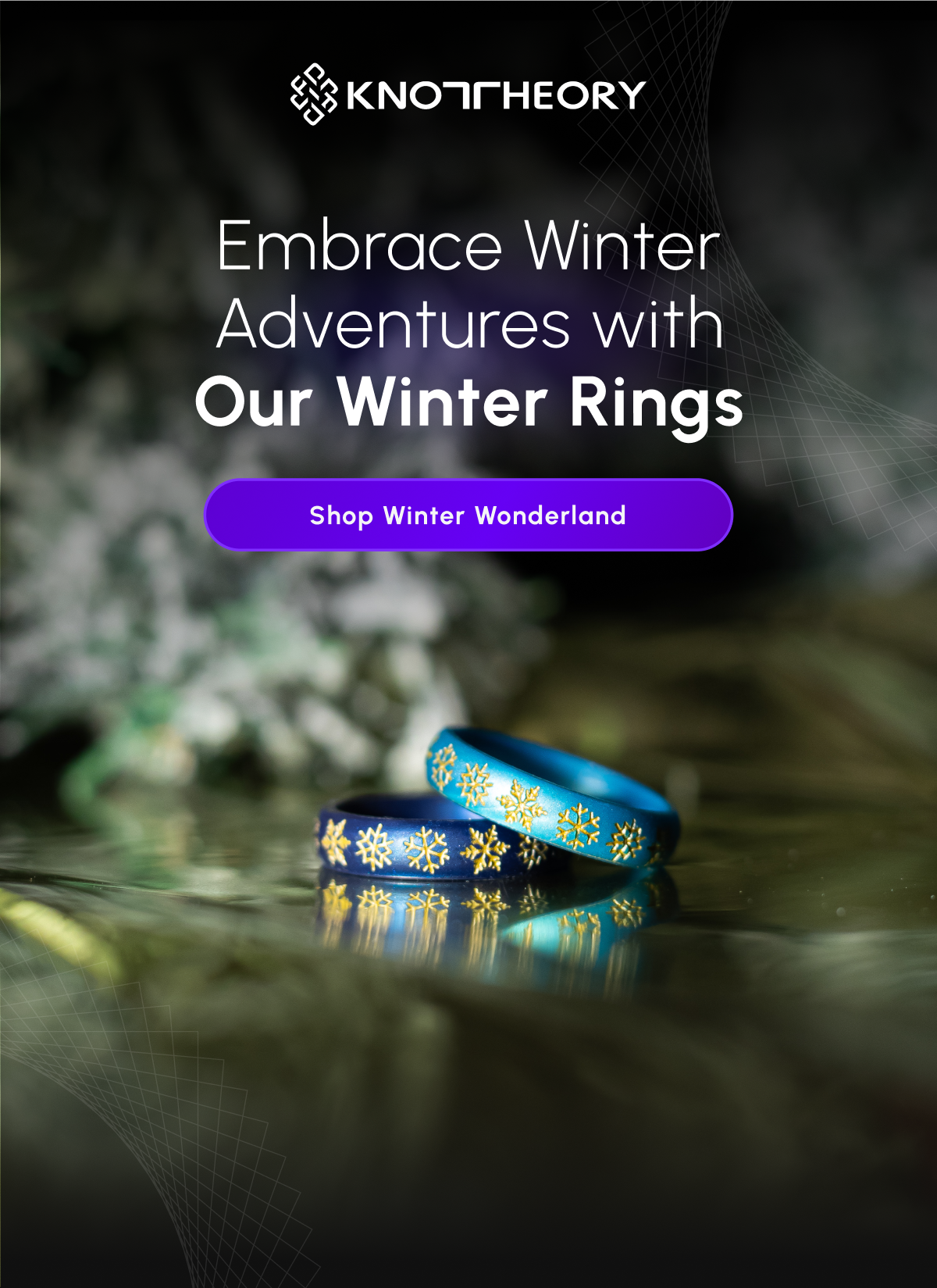 Knot Theory Winter Wonderland Silicone Rings Collection