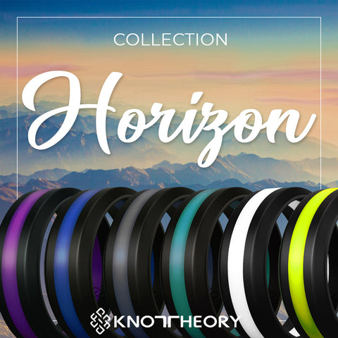 Horizon - Striped Silicone Rings Collection