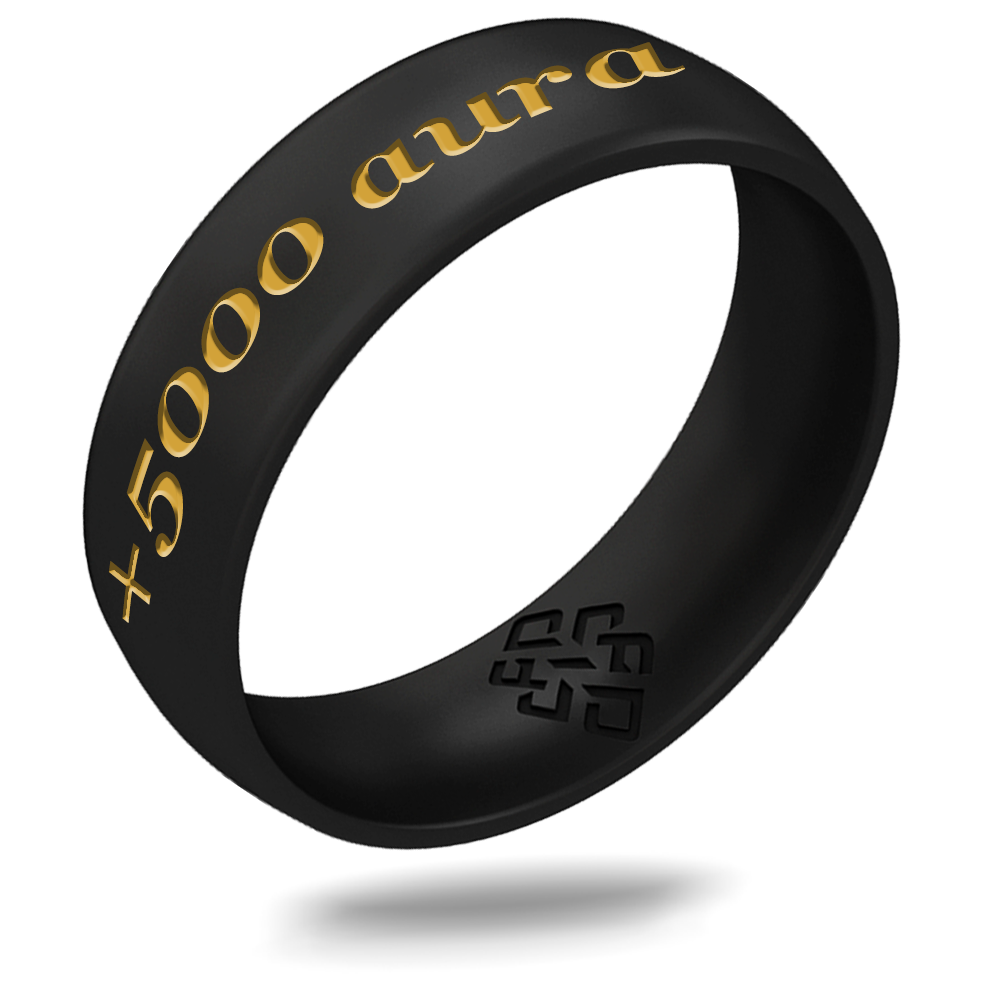 Custom Engraved Silicone Rings - Arc 4mm or 6mm - Motivational