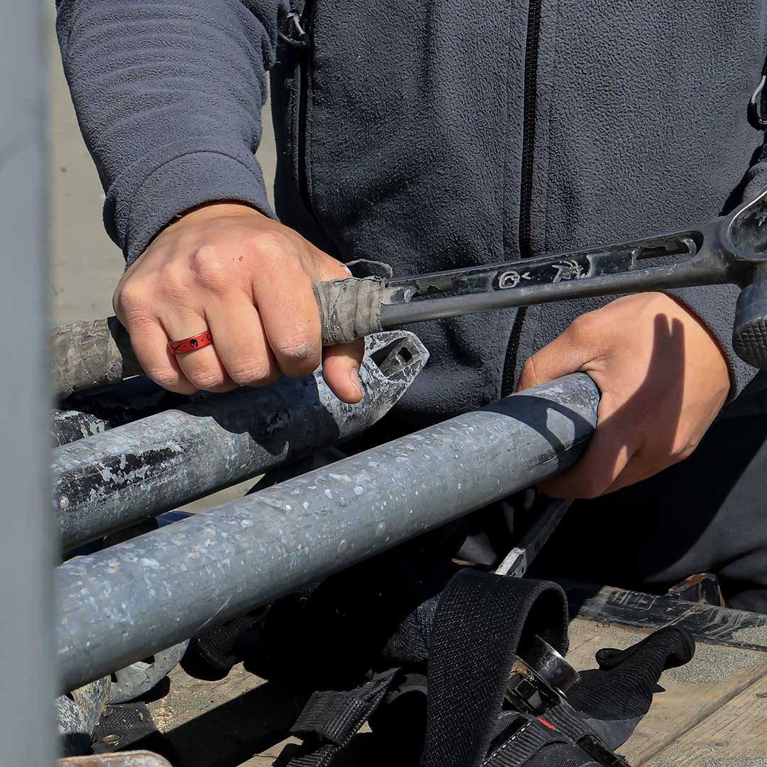 Spartan Warrior Silicone Ring on Dual Layer 6mm