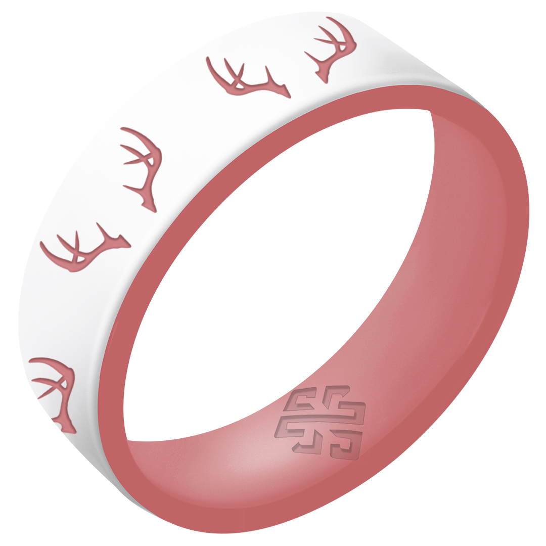 Antlers Silicone Ring on Dual Layer 6mm