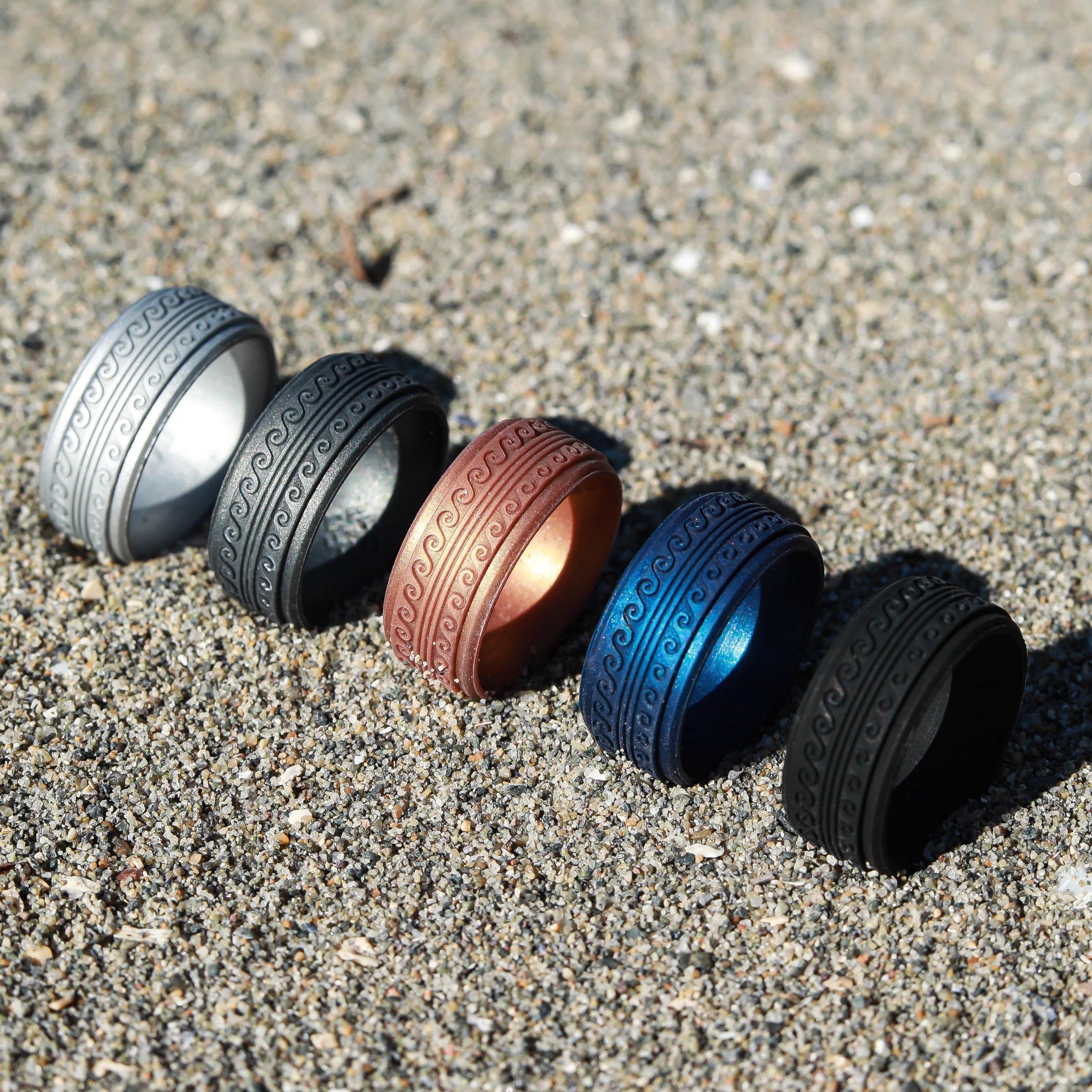Warrior of Serenity - Big Waves Silicone Ring - Rise 8mm