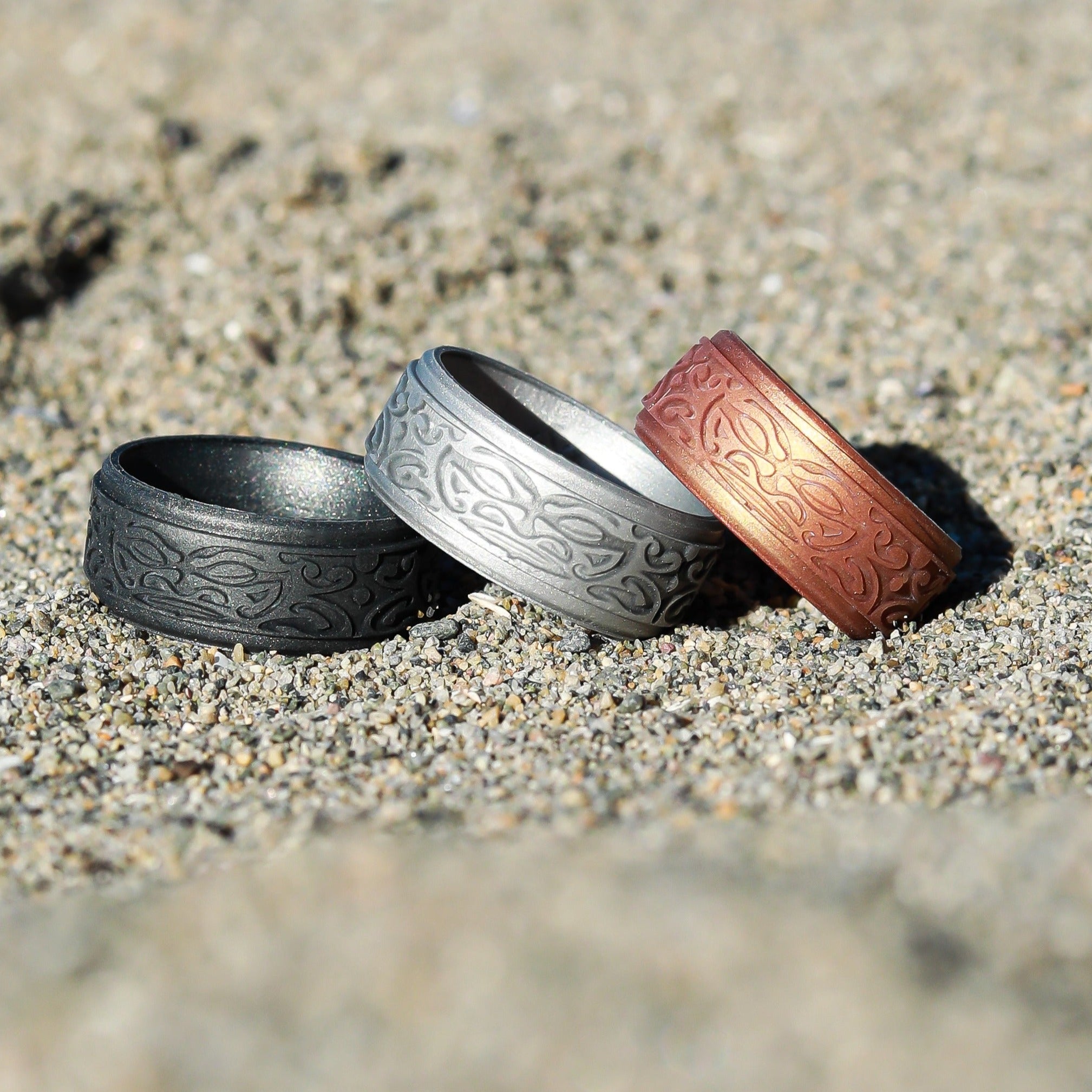 Warrior of Wisdom - Tiki God Silicone Ring - Rise 8mm