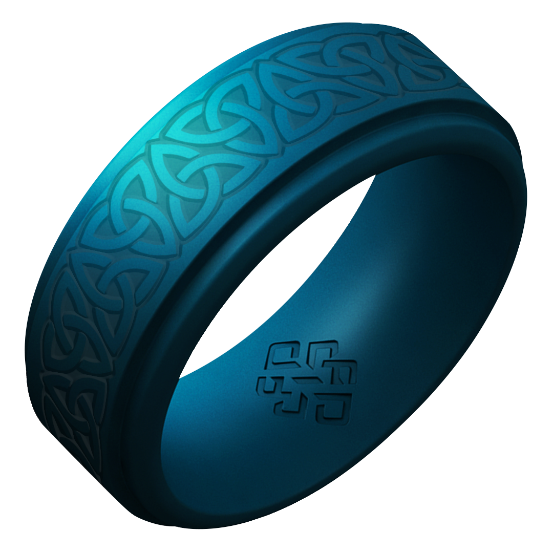 Trinity (Wider Design) Silicone Ring on Rise 8mm