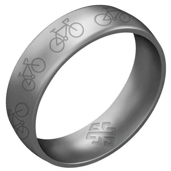 Bicycle Silicone Ring on Arc 6mm