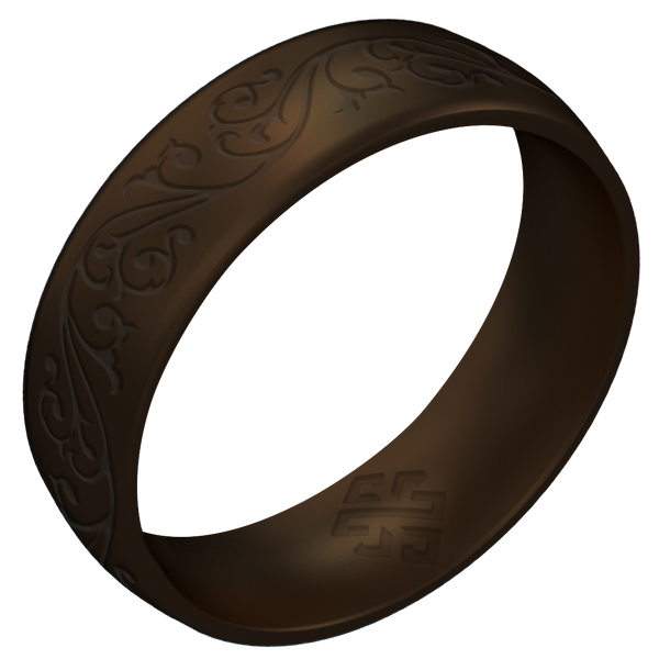 Filigree Silicone Ring on Arc 6mm