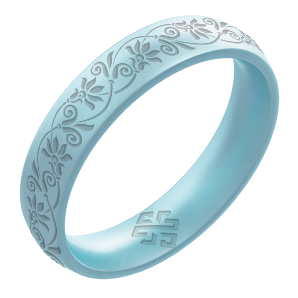 Floral Silicone Ring on Arc 4mm