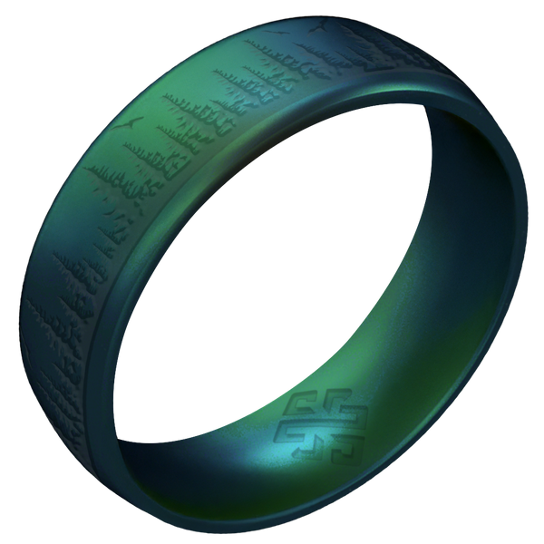 Forest Silicone Ring on Arc 6mm