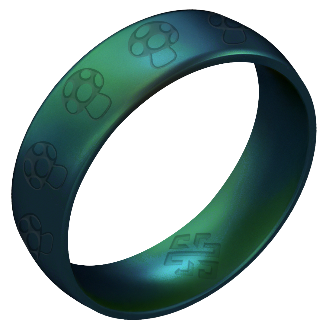 Mushroom Silicone Ring on Arc 6mm