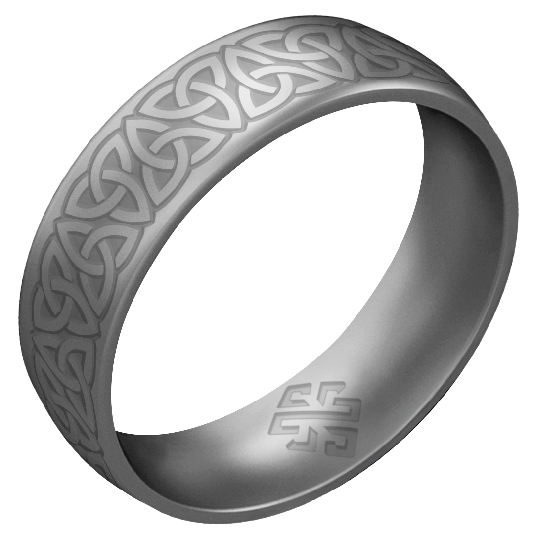 Trinity (Wider Design) Silicone Ring on Arc 6mm