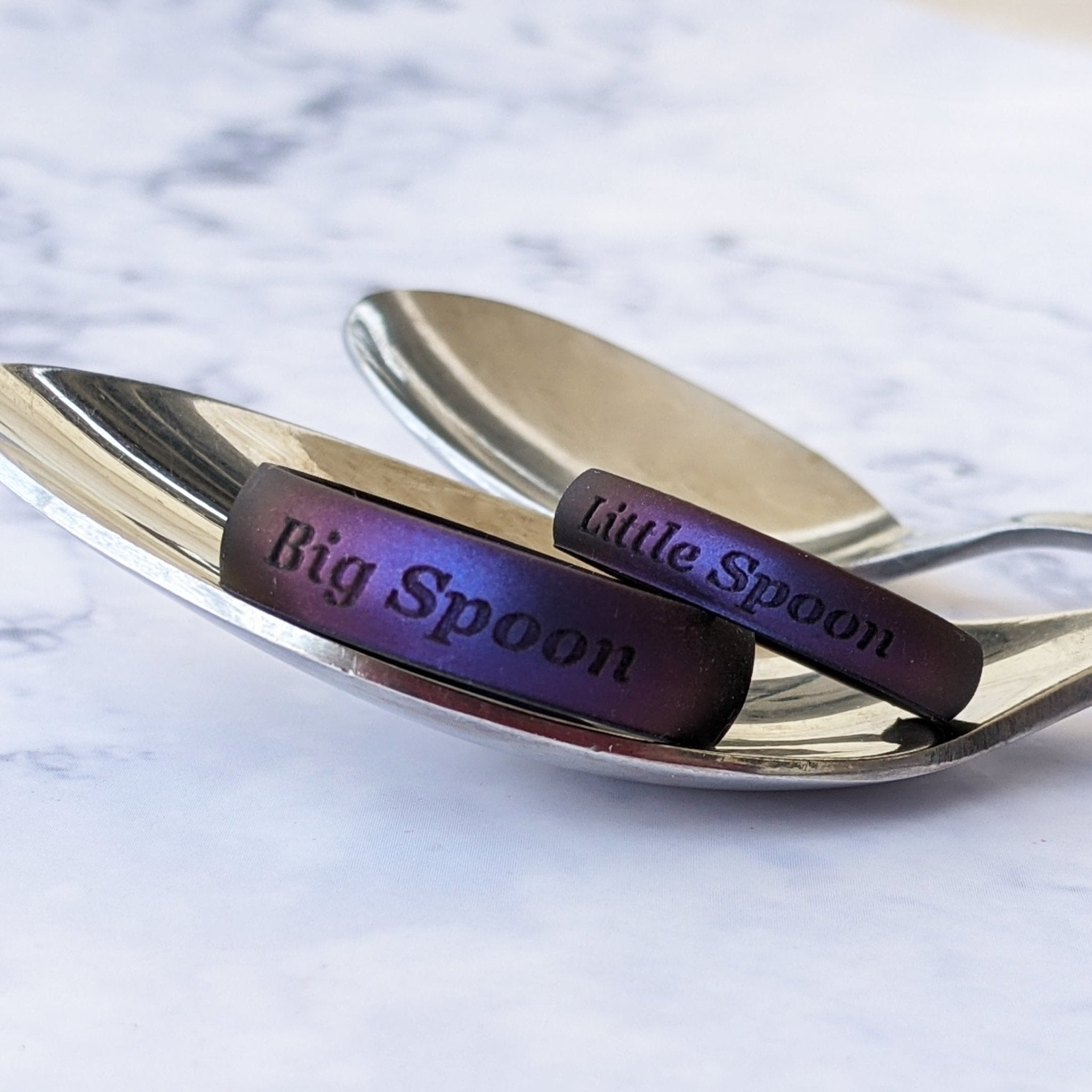 Custom Engraved Silicone Rings in Dark Silver and More Colours