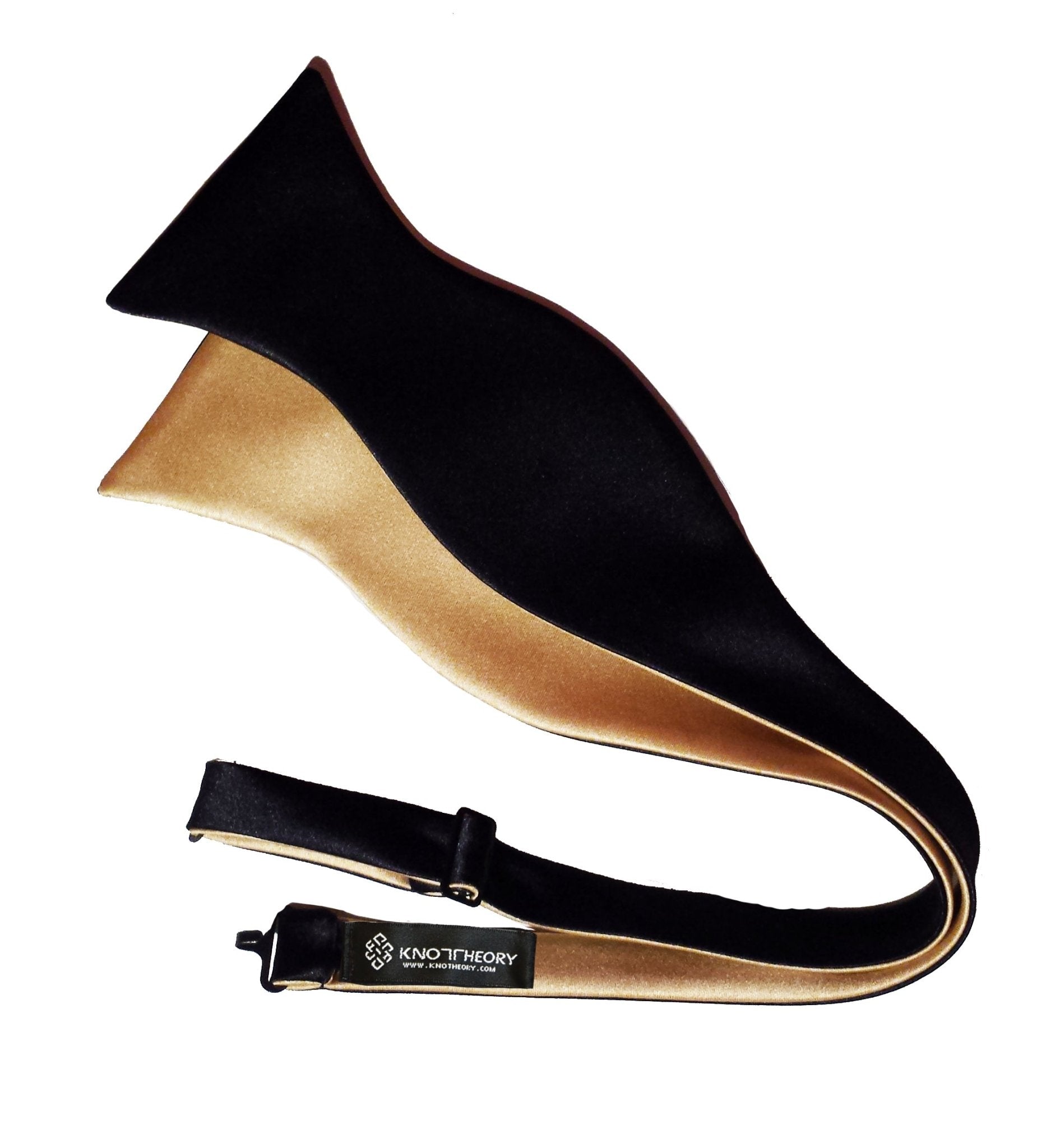 Black & Gold Butterfly Bow Tie - Knot Theory