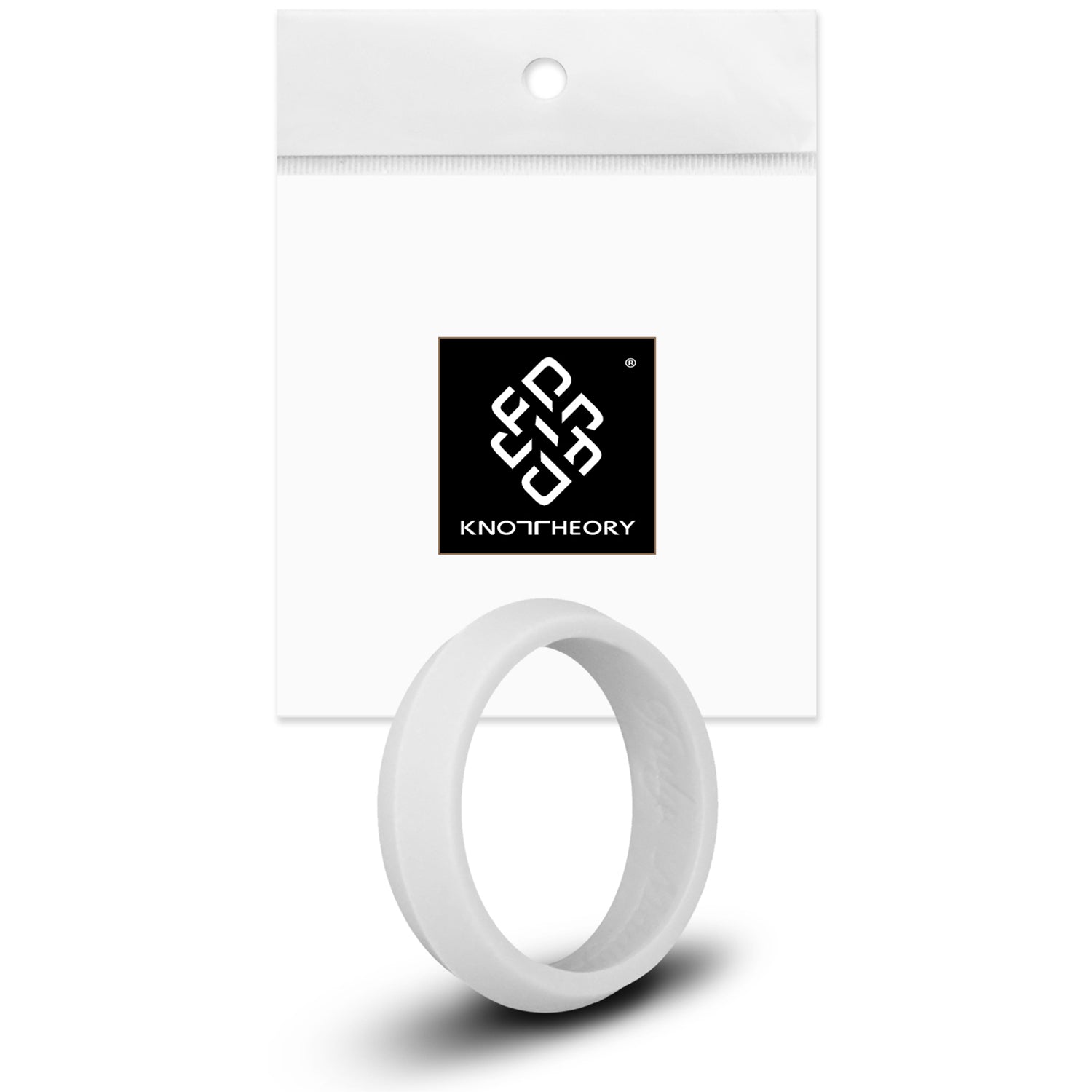 Light Grey K-Edge Silicone Ring For Women - Knot Theory