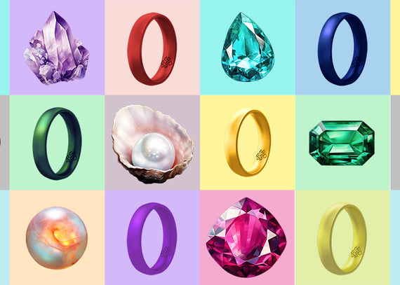 🍡 January to December: Birthstone Rings for Every Month!