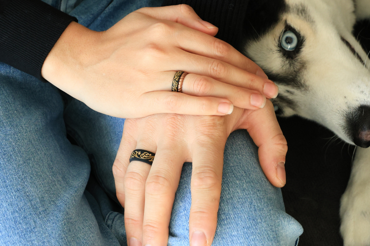Funny how this became our real wedding ring