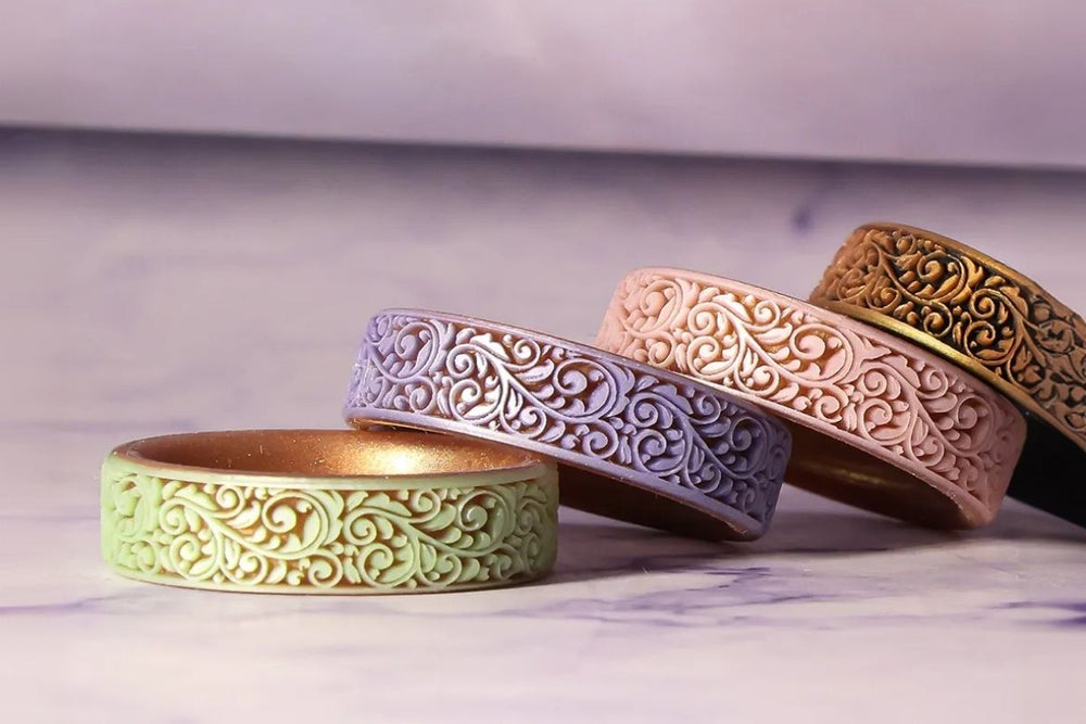 Pastel Rings Are Trending: Custom Engraved, Wedding & Memorial Rings