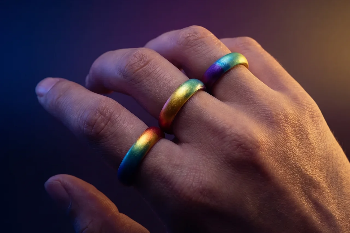 Not all rainbow rings are created equal 🌈