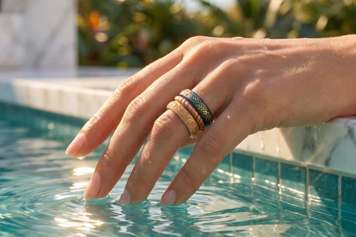 The colors that pop against a summer tan