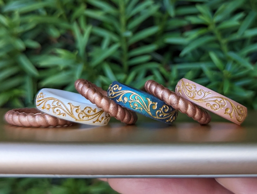 Limited Edition: Filigree Silicone Rings