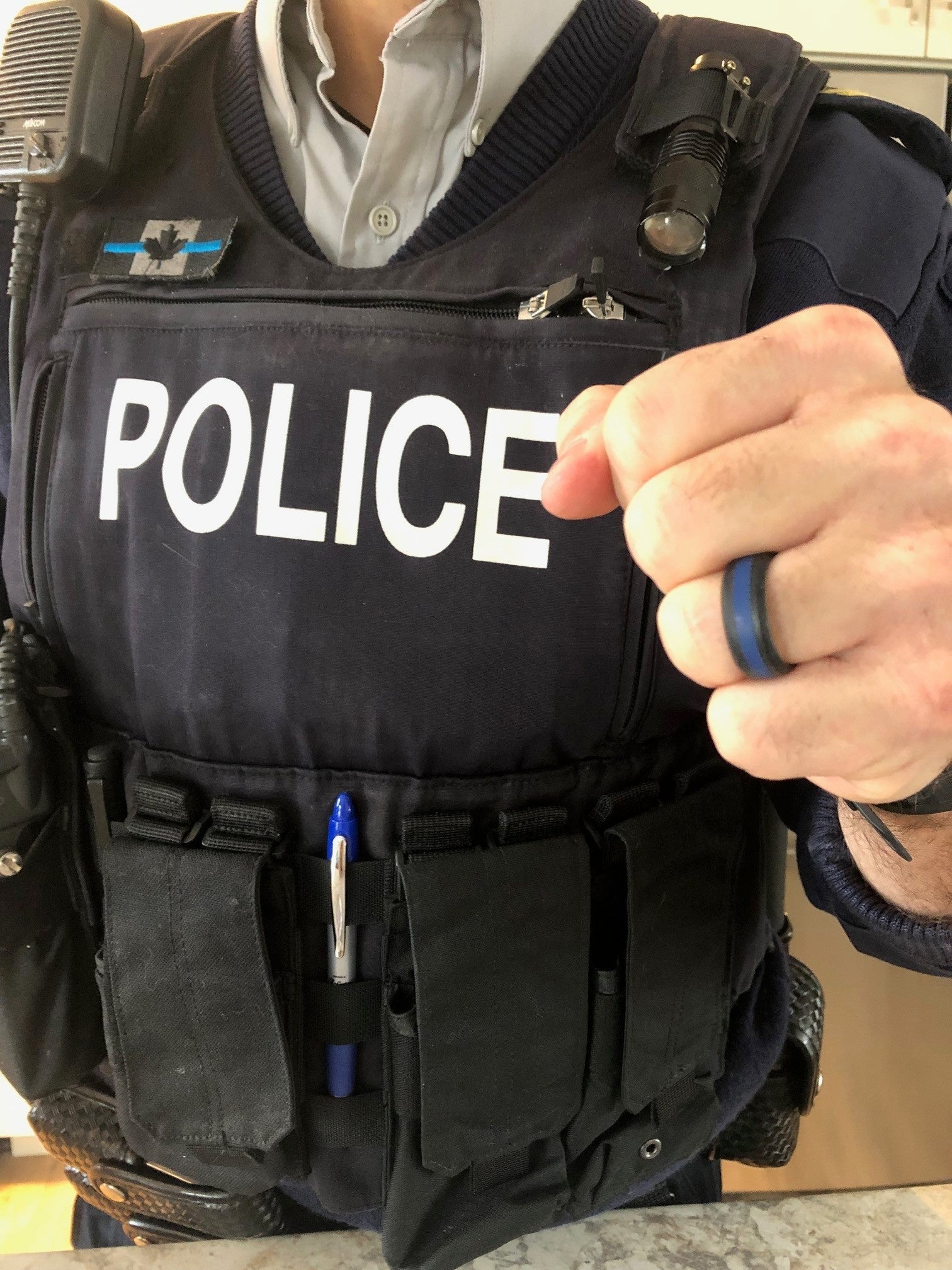 Comfortable Silicone Ring for the Policemen or Women on Duty - Knot Theory