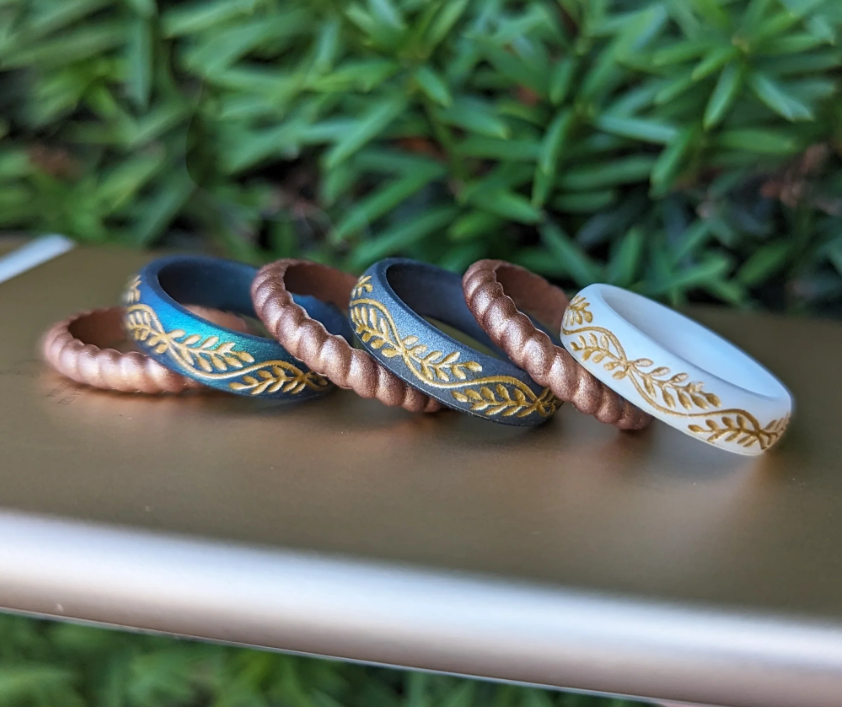 Limited Edition: Laurel Silicone Rings for the Pursuit of Excellence