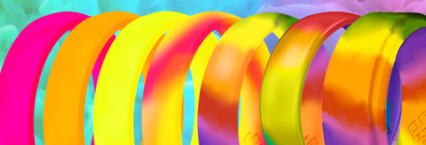 Rainbow Silicone Rings