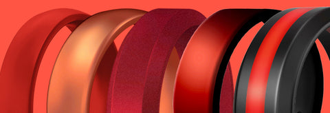 Red Silicone Rings