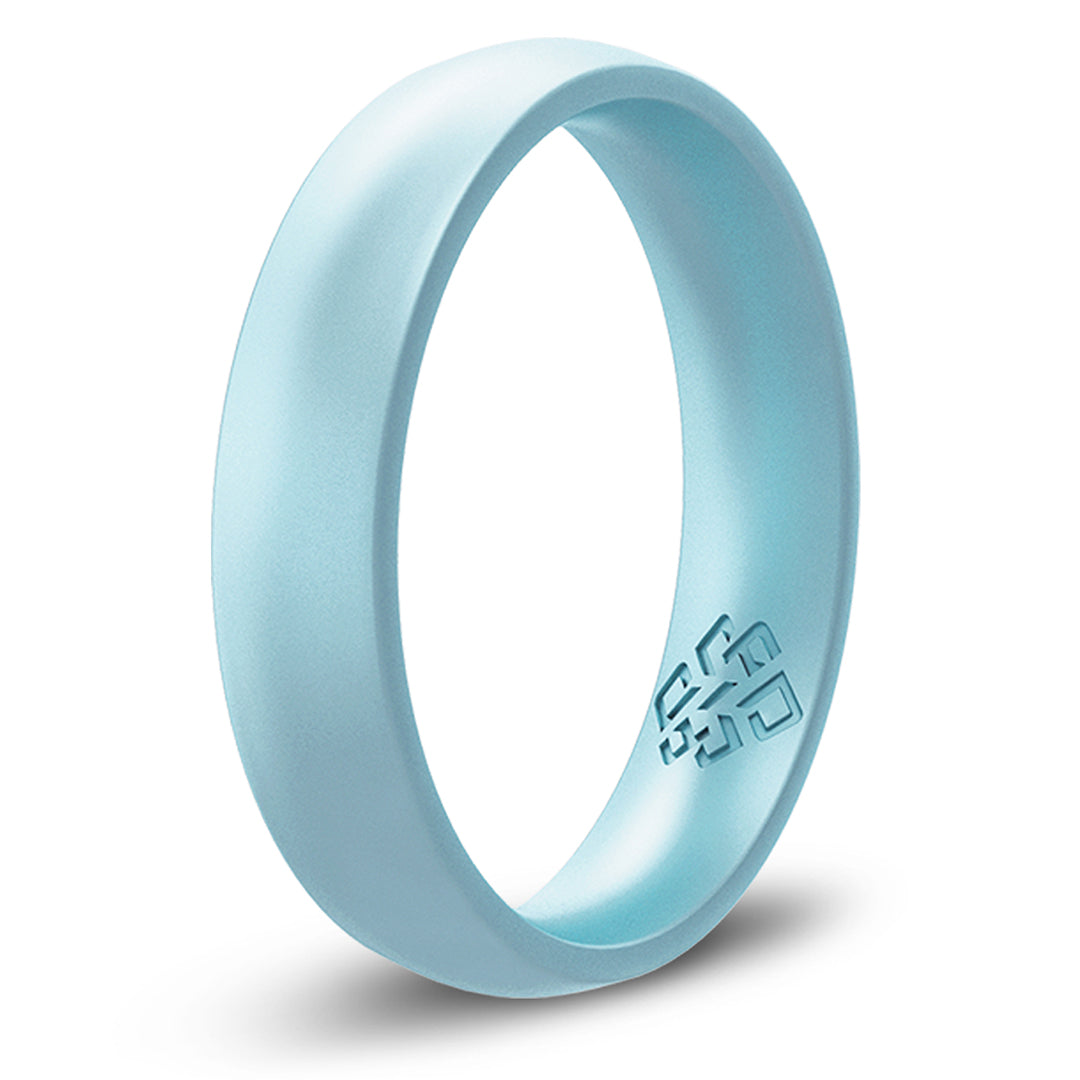 Baby Blue Breathable Silicone Ring