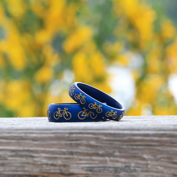 Bicycle Silicone Ring  - Arc 4mm or 6mm