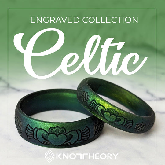 Knot Theory Breathable Silicone Rings for Men and Women