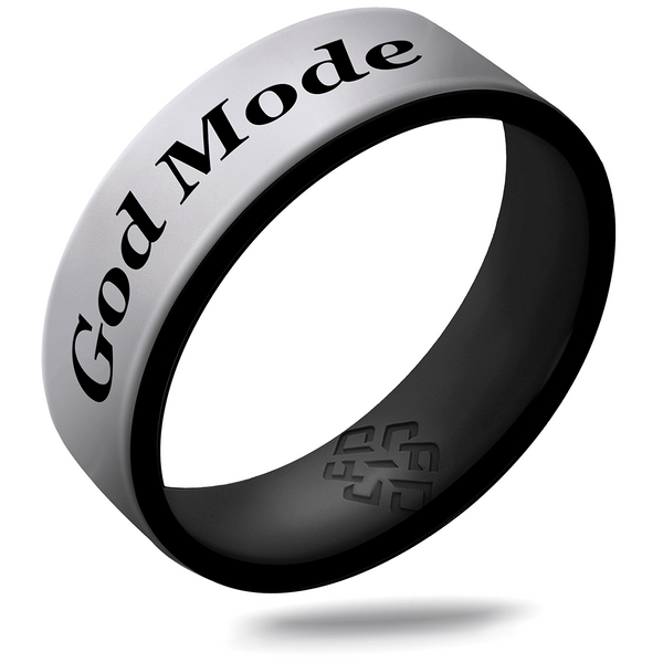 Custom Engraved Dual Layer Silicone Ring - Empowerment