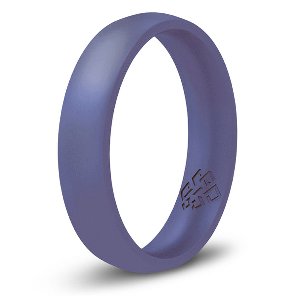 Heather Purple Blue Breathable Silicone Ring for Women