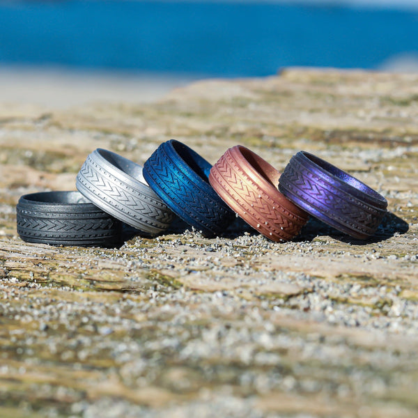 Warrior of Courage -  Spearheads Silicone Ring - Rise 8mm