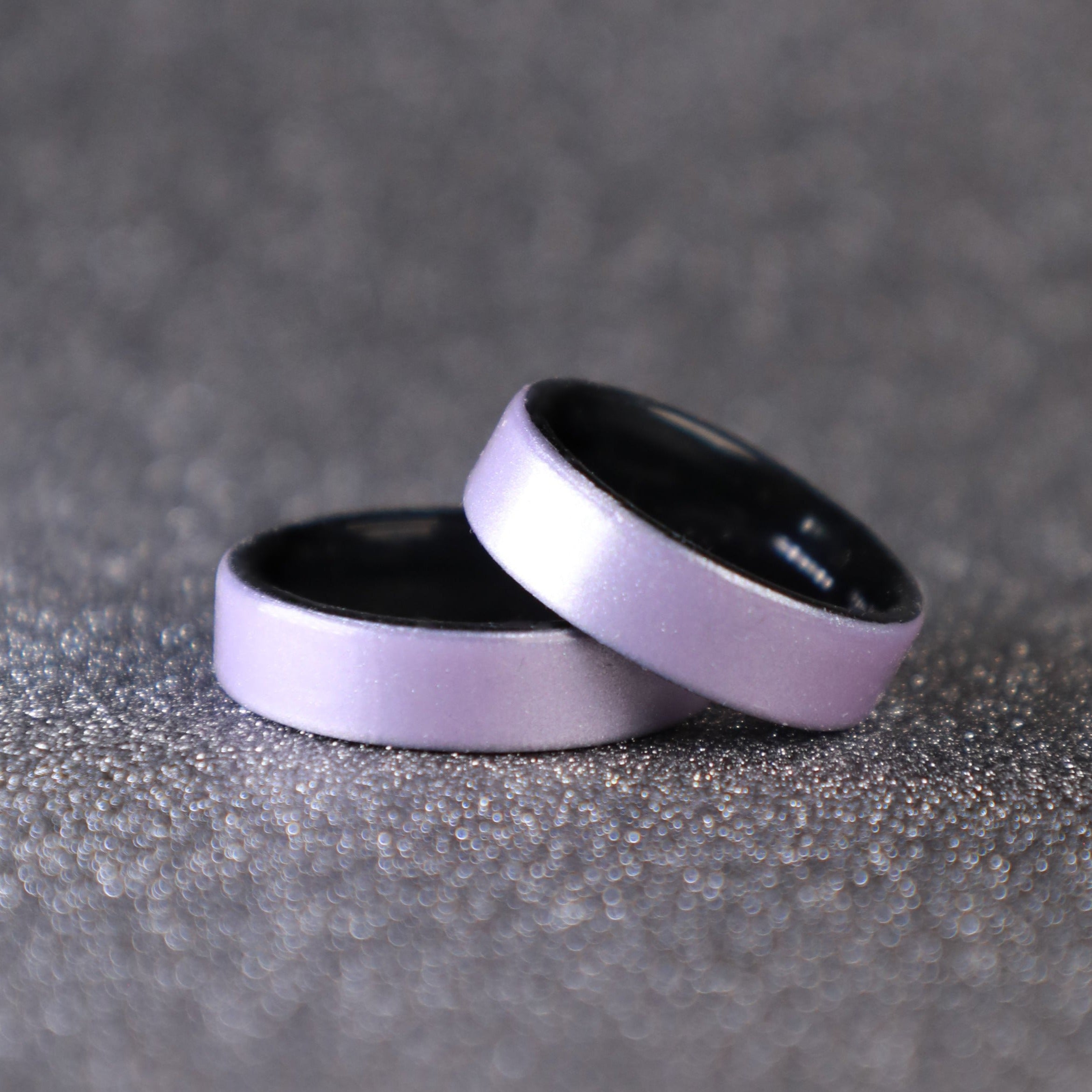Lavender Purple Dual Layer Breathable Silicone Ring