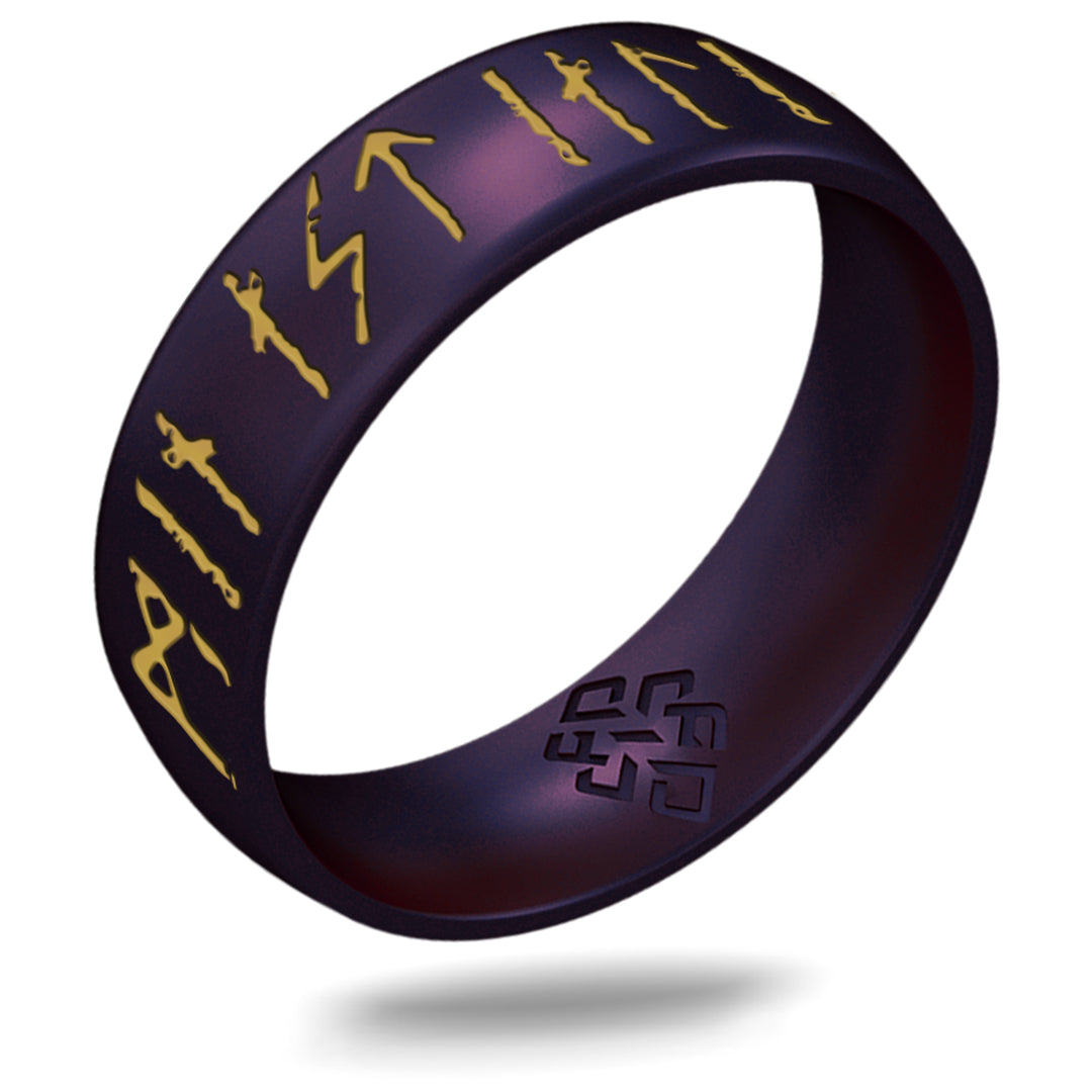 My Love Forever Viking Ring - Rune Engraved Arc 6mm