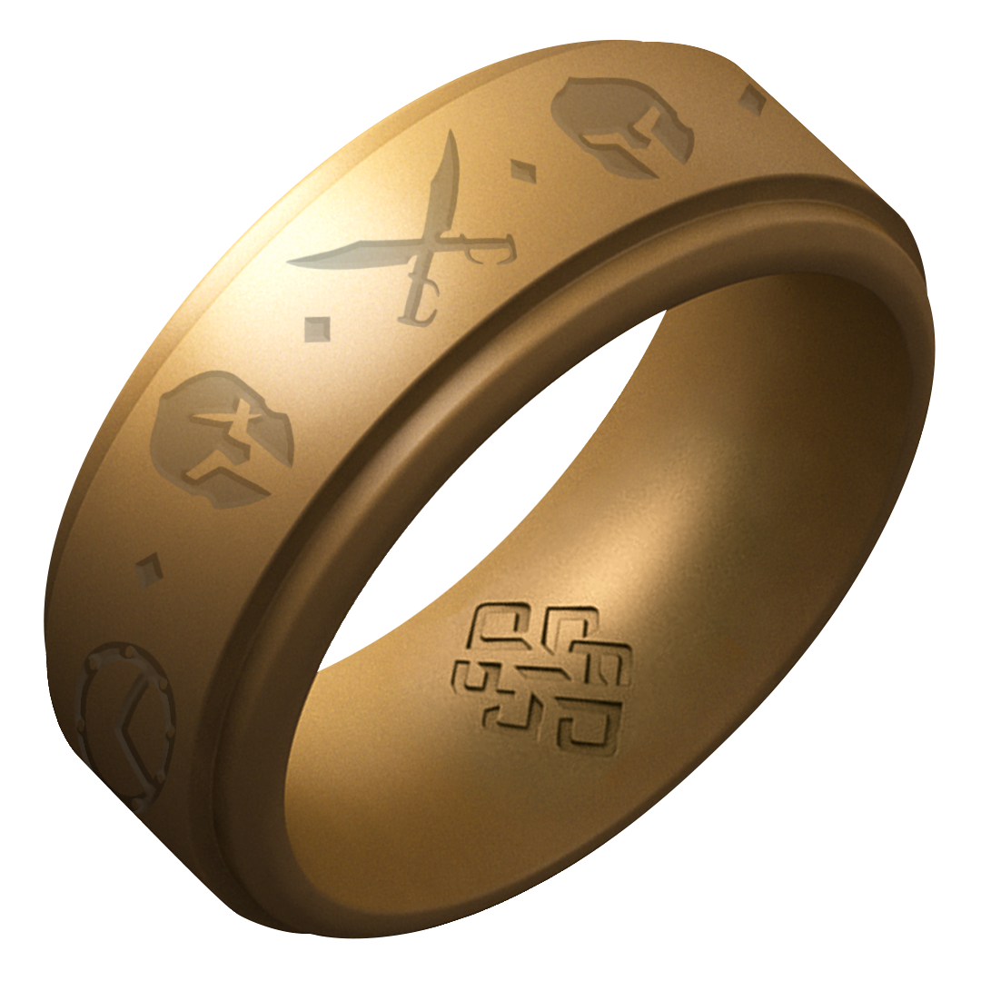 Spartan Silicone Ring on Rise 8mm