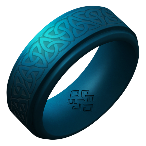 Trinity (Wider Design) Silicone Ring on Rise 8mm