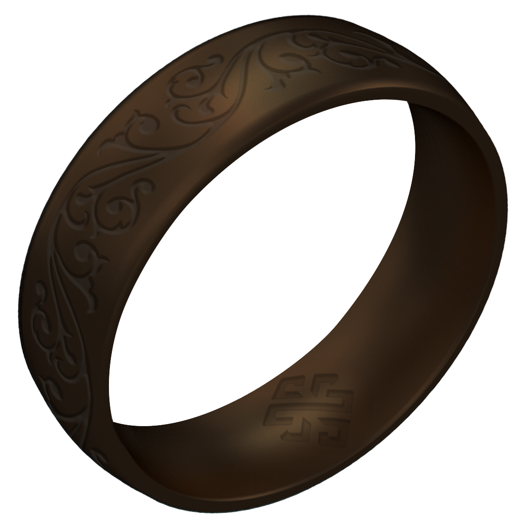Filigree Silicone Ring on Arc 6mm