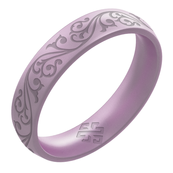 Filigree Silicone Ring on Arc 4mm