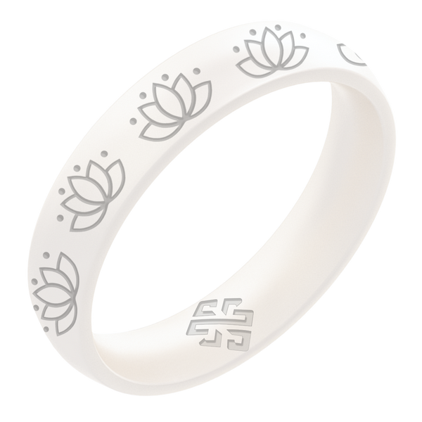 Lotus Silicone Ring on Arc 4mm