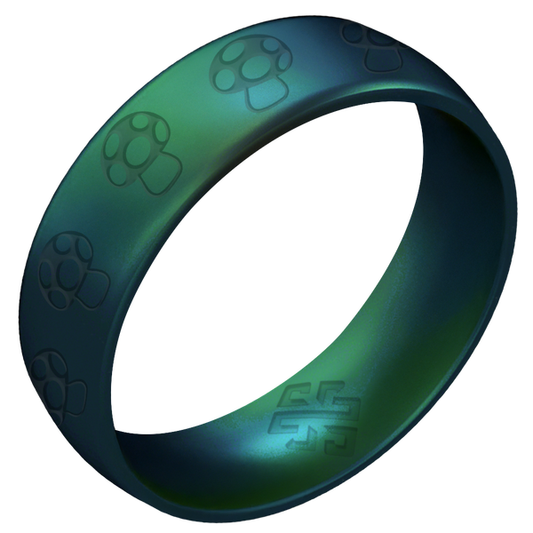 Mushroom Silicone Ring on Arc 6mm