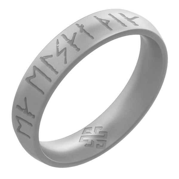 I Love You Viking Ring Rune on Arc 4mm