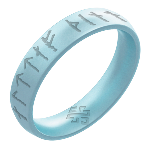 Yours Always Viking Ring Rune on Arc 4mm