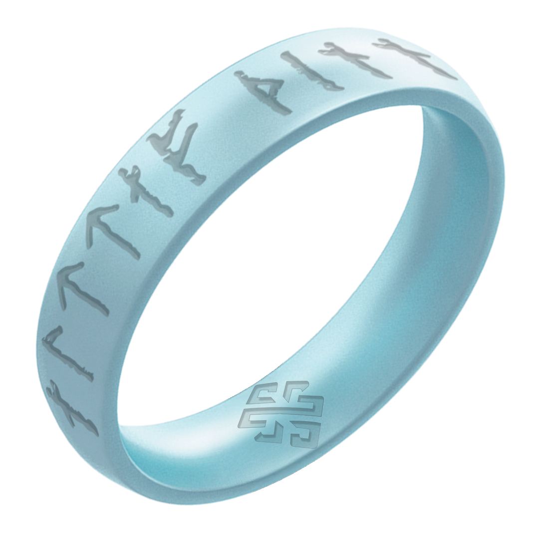 Yours Always Viking Ring Rune on Arc 4mm