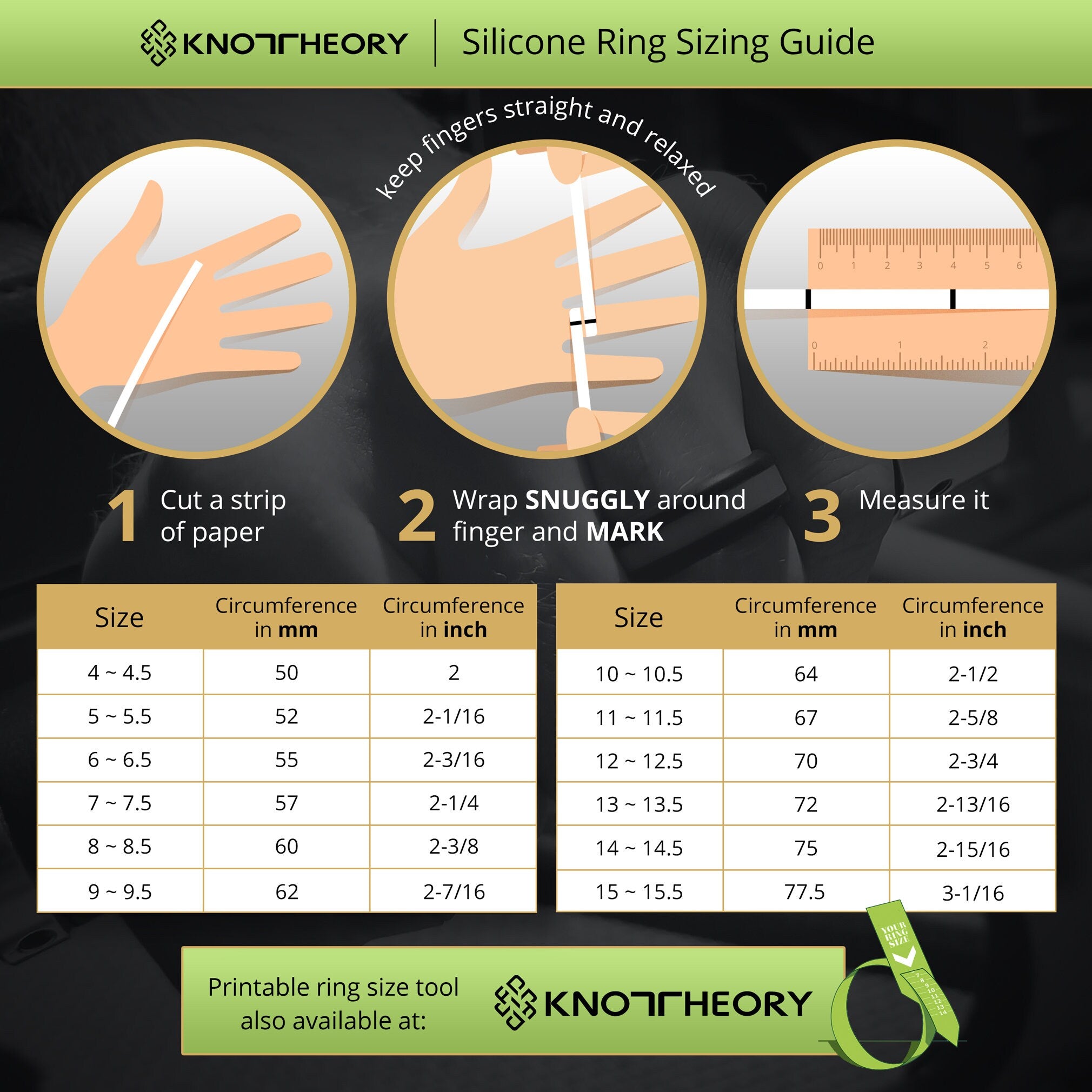 Black Marble Breathable Silicone Ring for Men