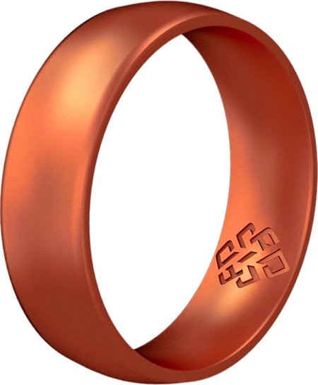 Copper Breathable Silicone Ring for Men and Women - Knot Theory