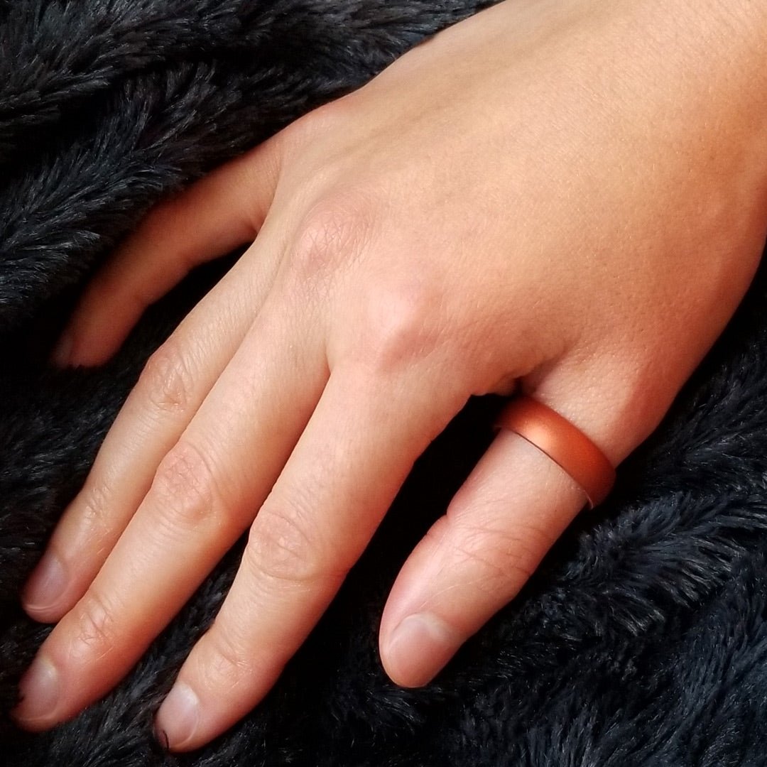 Copper Breathable Silicone Ring for Men and Women - Knot Theory