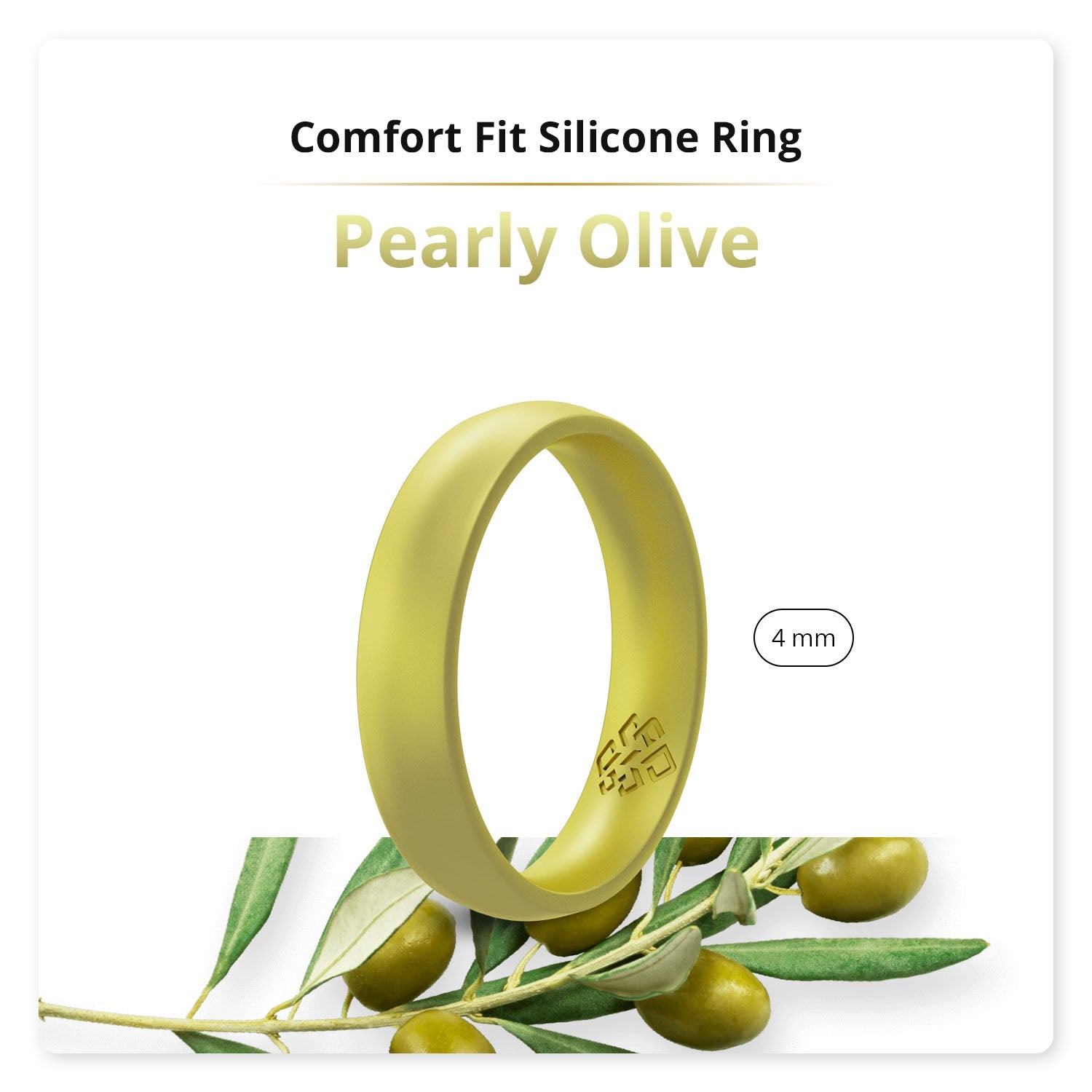 Peridot Green Breathable Silicone Ring For Women - Knot Theory
